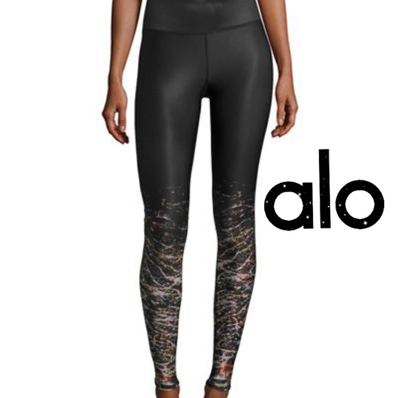 ALO Yoga Tech Lift Airbrush Legging City Light - Picture 3 of 8